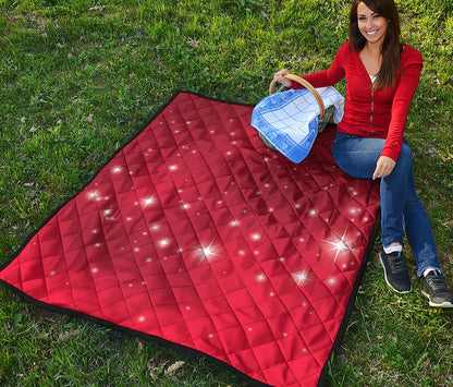 Shiny Sparkle Print Quilt