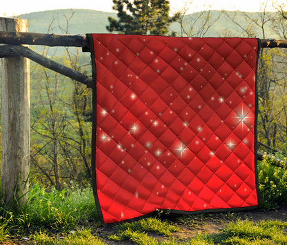 Shiny Sparkle Print Quilt