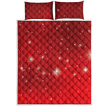 Shiny Sparkle Print Quilt Bed Set