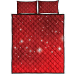 Shiny Sparkle Print Quilt Bed Set