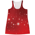 Shiny Sparkle Print Women's Racerback Tank Top