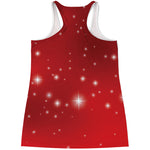 Shiny Sparkle Print Women's Racerback Tank Top