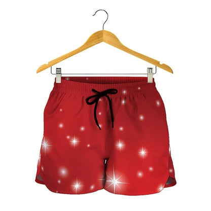 Shiny Sparkle Print Women's Shorts