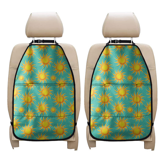 Shiny Sun Pattern Print Car Seat Organizers