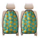 Shiny Sun Pattern Print Car Seat Organizers