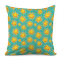 Shiny Sun Pattern Print Pillow Cover