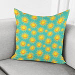 Shiny Sun Pattern Print Pillow Cover