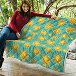 Shiny Sun Pattern Print Quilt