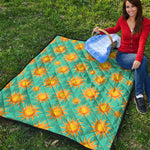 Shiny Sun Pattern Print Quilt