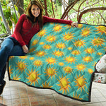 Shiny Sun Pattern Print Quilt