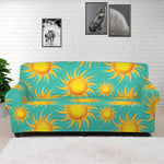Shiny Sun Pattern Print Sofa Cover