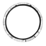 Siberian Husky Portrait Print Car Steering Wheel Cover