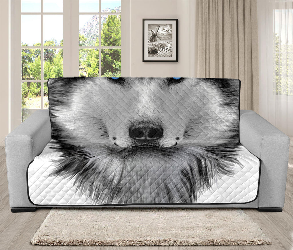 Siberian Husky Portrait Print Futon Protector