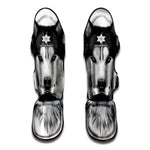 Siberian Husky Portrait Print Muay Thai Shin Guard