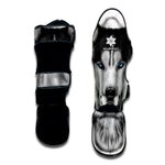 Siberian Husky Portrait Print Muay Thai Shin Guard