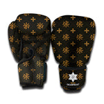 Sigla Orthodox Pattern Print Boxing Gloves