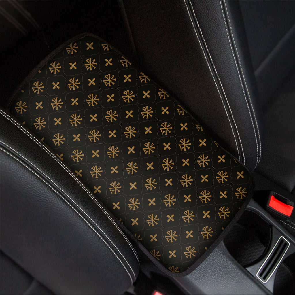Sigla Orthodox Pattern Print Car Center Console Cover