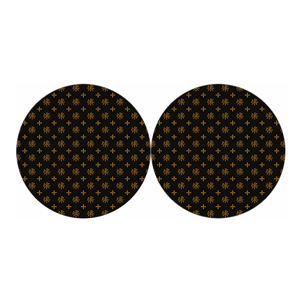Sigla Orthodox Pattern Print Car Coasters