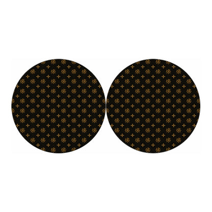 Sigla Orthodox Pattern Print Car Coasters
