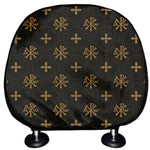 Sigla Orthodox Pattern Print Car Headrest Covers