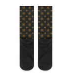 Sigla Orthodox Pattern Print Crew Socks