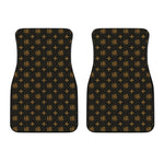 Sigla Orthodox Pattern Print Front Car Floor Mats