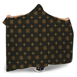 Sigla Orthodox Pattern Print Hooded Blanket