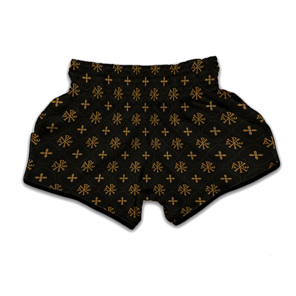 Sigla Orthodox Pattern Print Muay Thai Boxing Shorts