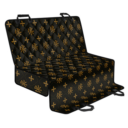 Sigla Orthodox Pattern Print Pet Car Back Seat Cover