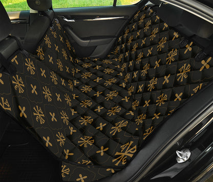 Sigla Orthodox Pattern Print Pet Car Back Seat Cover