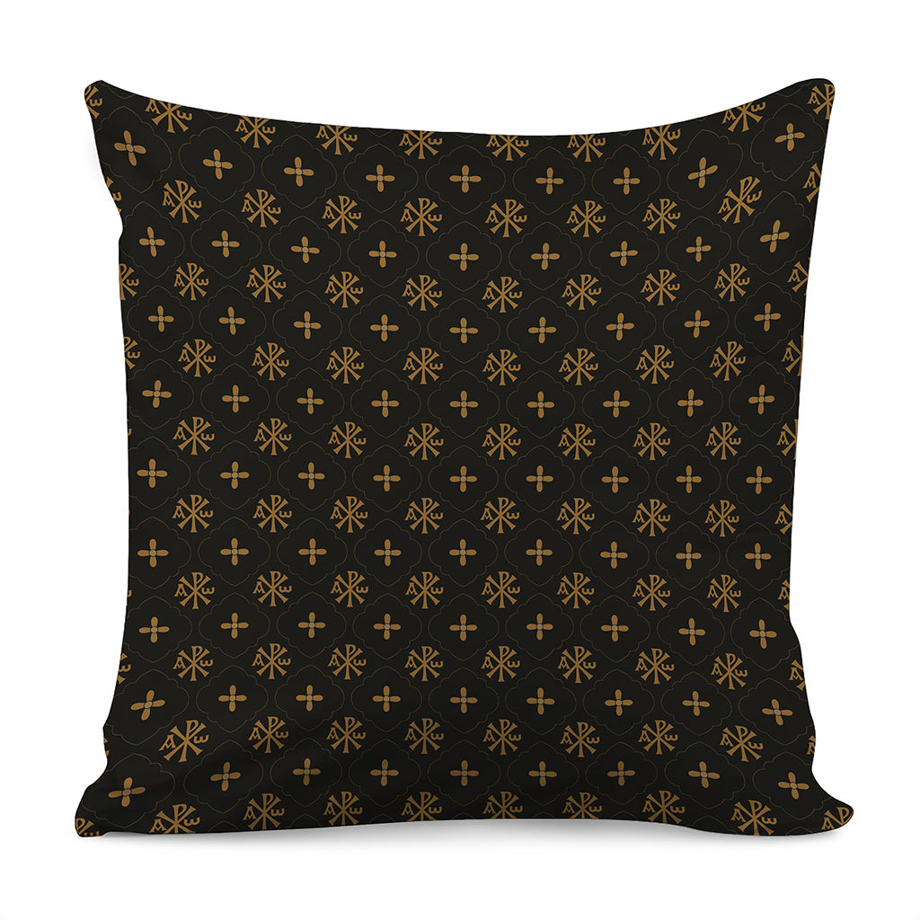 Sigla Orthodox Pattern Print Pillow Cover