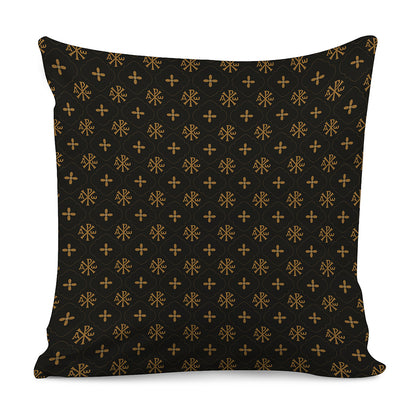 Sigla Orthodox Pattern Print Pillow Cover