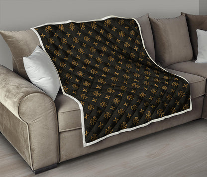 Sigla Orthodox Pattern Print Quilt