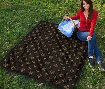 Sigla Orthodox Pattern Print Quilt