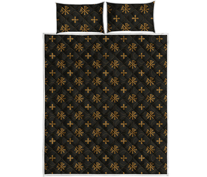 Sigla Orthodox Pattern Print Quilt Bed Set