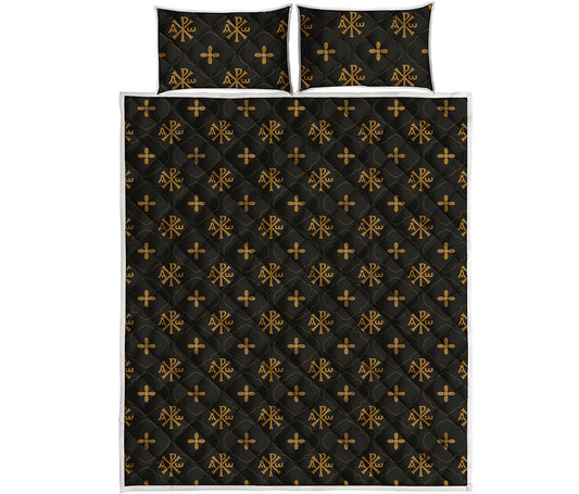 Sigla Orthodox Pattern Print Quilt Bed Set
