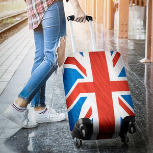 Silky Union Jack British Flag Print Luggage Cover GearFrost
