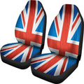 Silky Union Jack British Flag Print Universal Fit Car Seat Covers