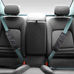 Silver Chainmail Print Car Seat Belt Covers