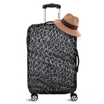 Silver Chainmail Print Luggage Cover