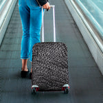 Silver Chainmail Print Luggage Cover