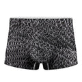 Silver Chainmail Print Men's Boxer Briefs