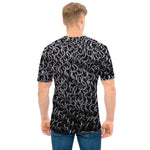 Silver Chainmail Print Men's T-Shirt