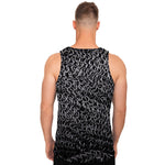 Silver Chainmail Print Men's Tank Top