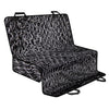Silver Chainmail Print Pet Car Back Seat Cover