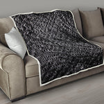 Silver Chainmail Print Quilt