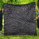 Silver Chainmail Print Quilt