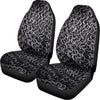 Silver Chainmail Print Universal Fit Car Seat Covers