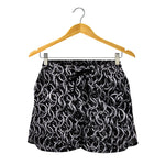 Silver Chainmail Print Women's Shorts