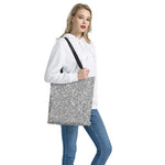 Silver Glitter Artwork Print (NOT Real Glitter) Tote Bag